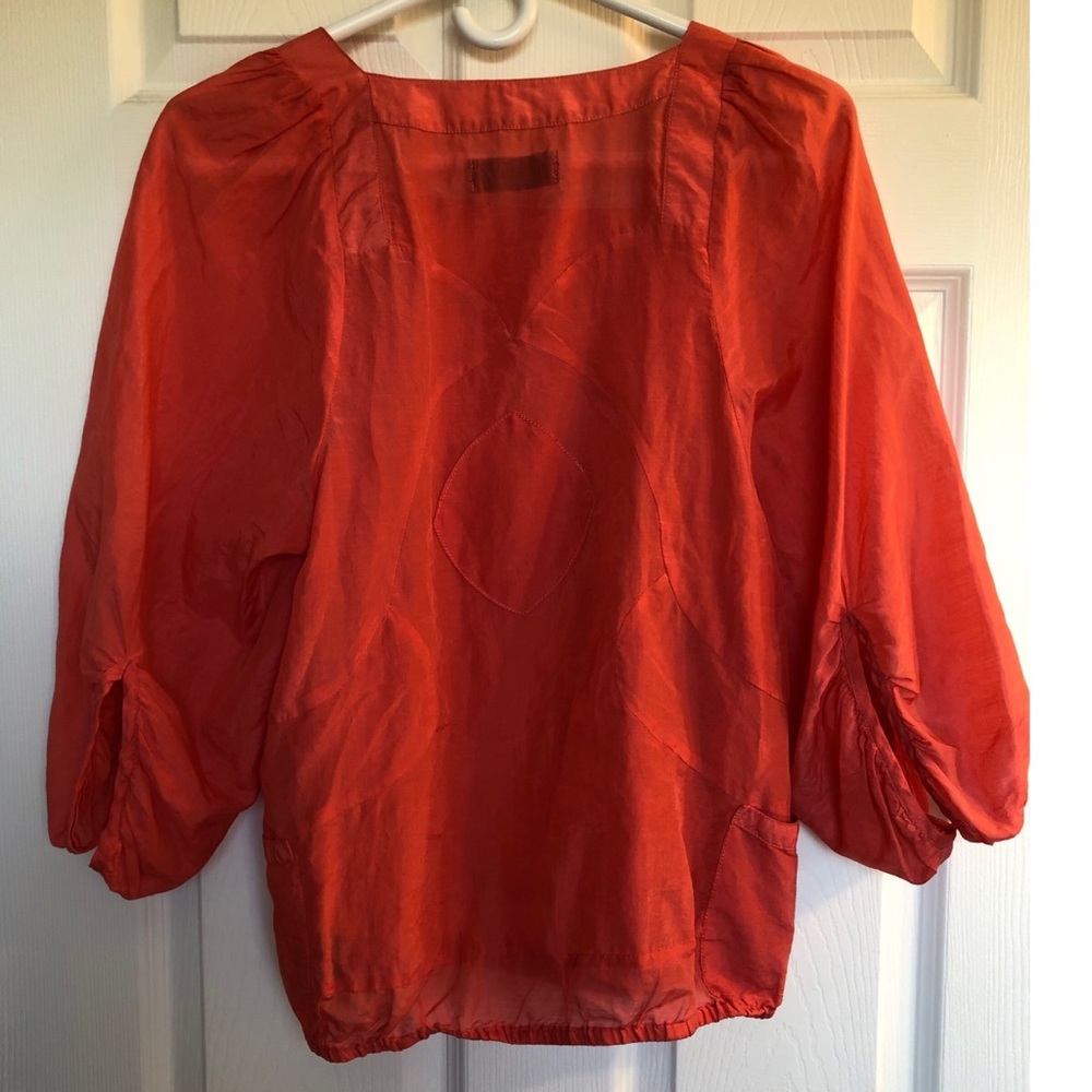 Pink blouse with split sleeves - Picture 6 of 7